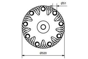 ΚΥΛΙΝΔΡΟΙ ΣΩΛΗΝΩΤΟΣ Φ520cm