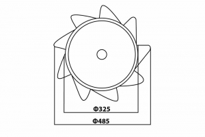 Οδοντωτοί κύλινδροι Φ325cm